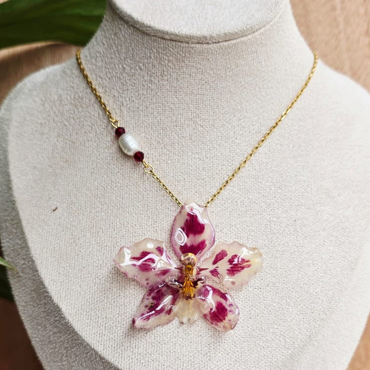 Collar orquídea Odontoglossum