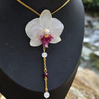 Collar orquídea Phalaenopsis
