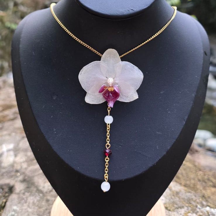Collar orquídea Phalaenopsis